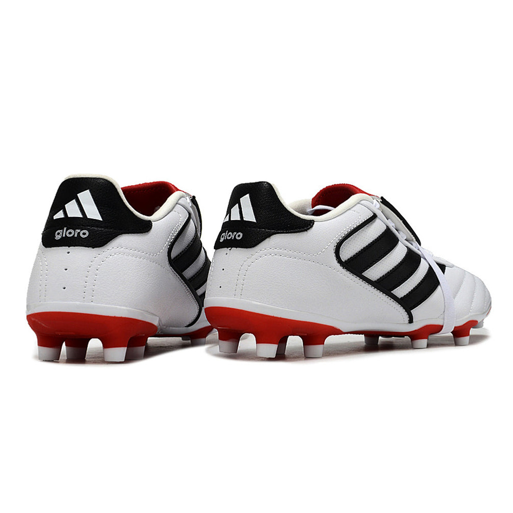 Chuteira Campo Adidas Copa Gloro 2 FG Branca, Preta e Vermelha
