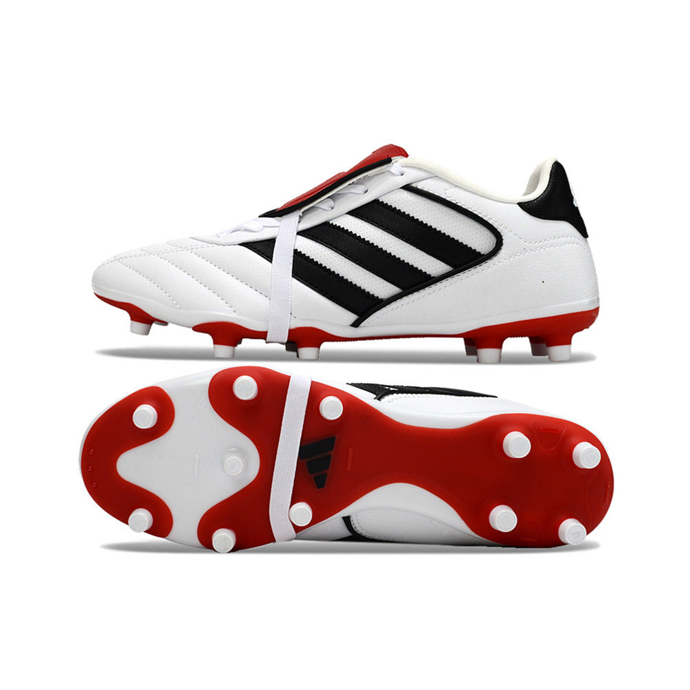 Chuteira Campo Adidas Copa Gloro 2 FG Branca, Preta e Vermelha