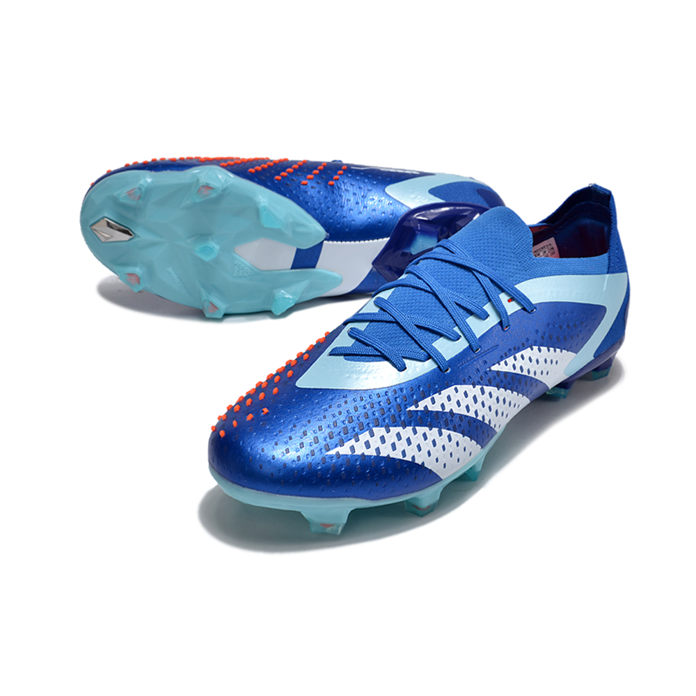 Chuteira Campo Adidas Predator Accuracy.1 Low FG Azul 