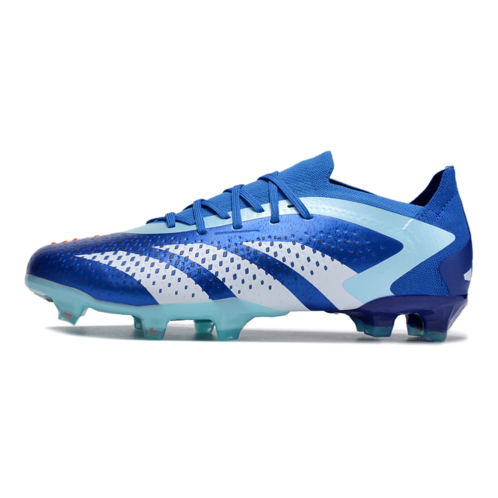Chuteira Campo Adidas Predator Accuracy.1 Low FG Azul 