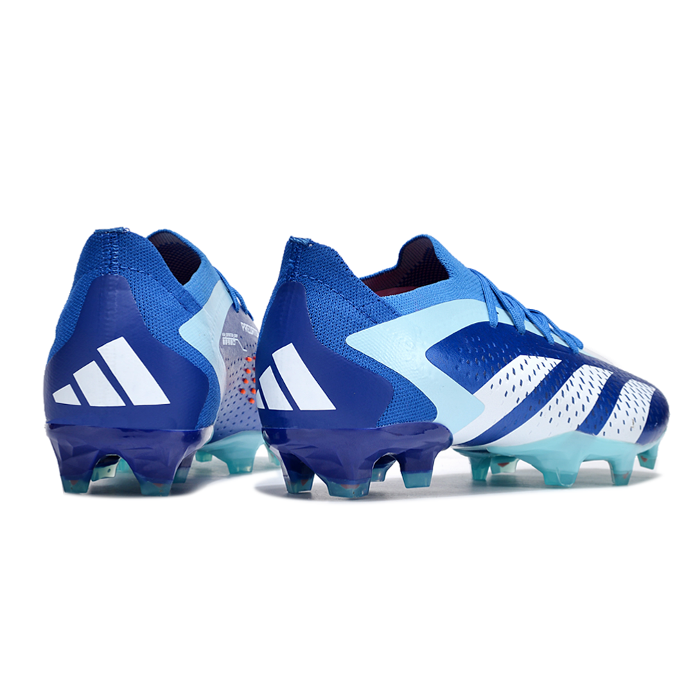 Chuteira Campo Adidas Predator Accuracy.1 Low FG Azul 