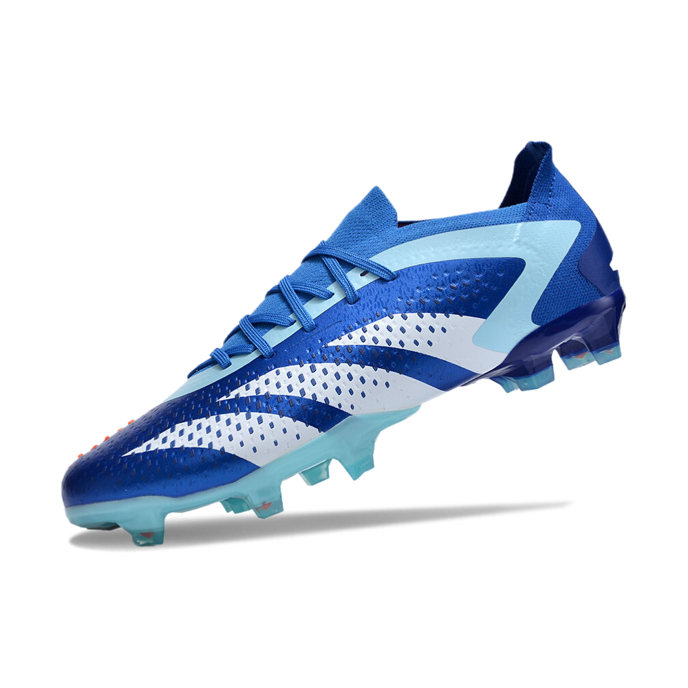 Chuteira Campo Adidas Predator Accuracy.1 Low FG Azul 