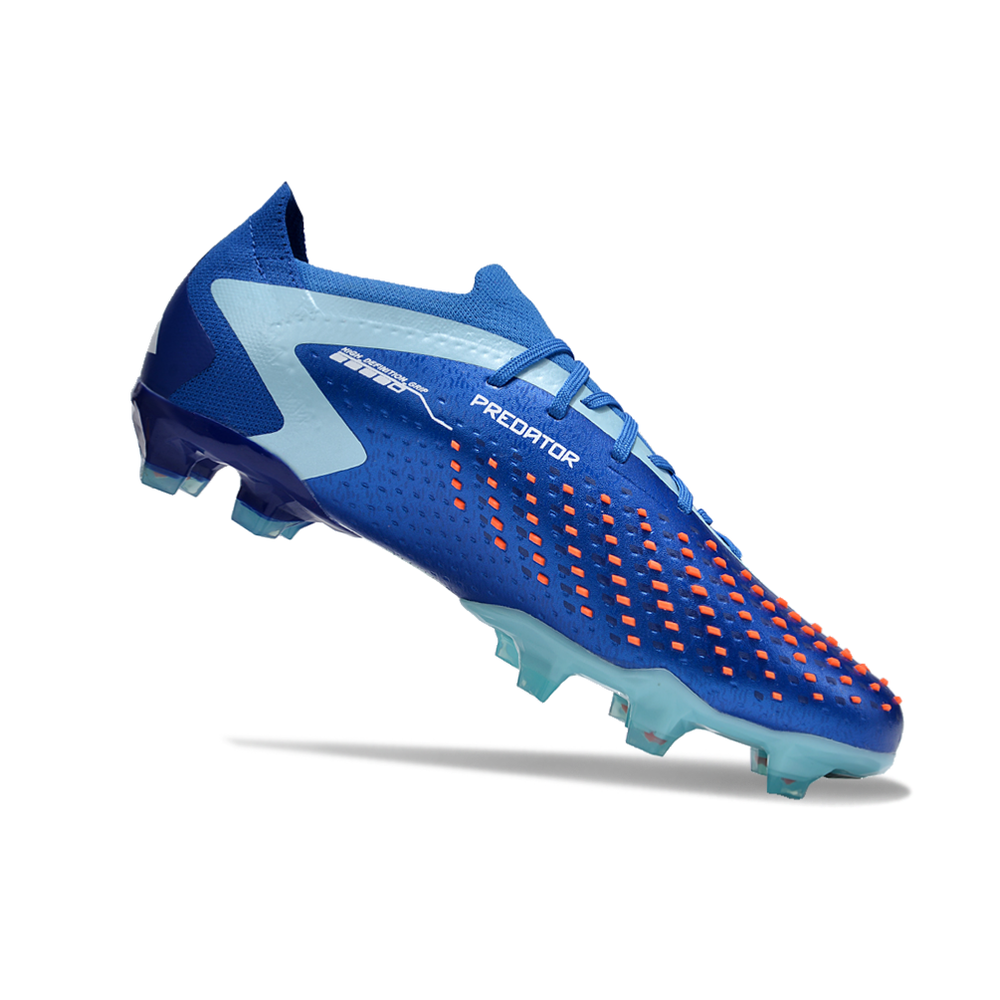 Chuteira Campo Adidas Predator Accuracy.1 Low FG Azul 
