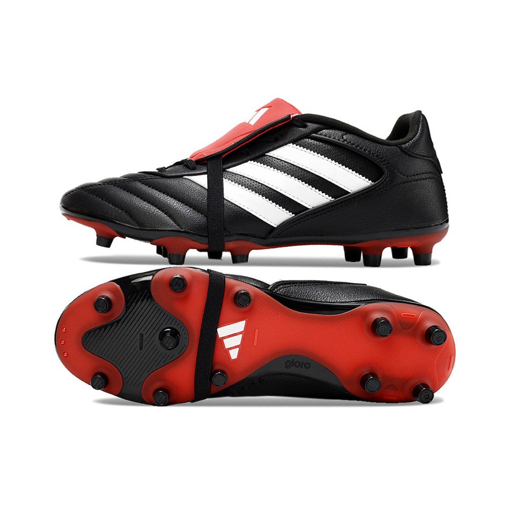 Chuteira Campo Adidas Copa Gloro 2 FG Preta, Branca e Vermelha