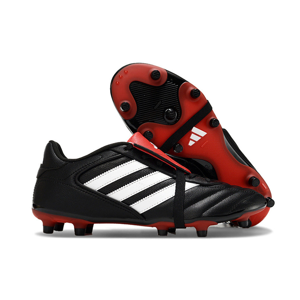 Chuteira Campo Adidas Copa Gloro 2 FG Preta, Branca e Vermelha
