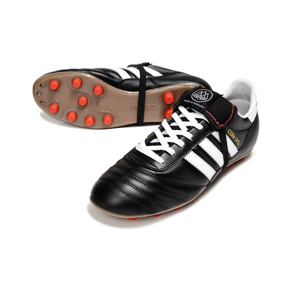 Chuteira Campo Adidas Copa Mundial FG Preta e Branca