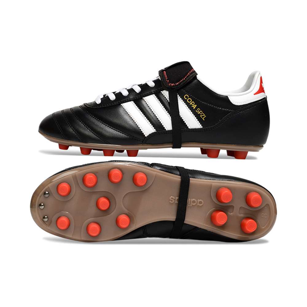 Chuteira Campo Adidas Copa Mundial FG Preta e Branca
