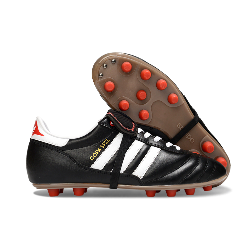 Chuteira Campo Adidas Copa Mundial FG Preta e Branca