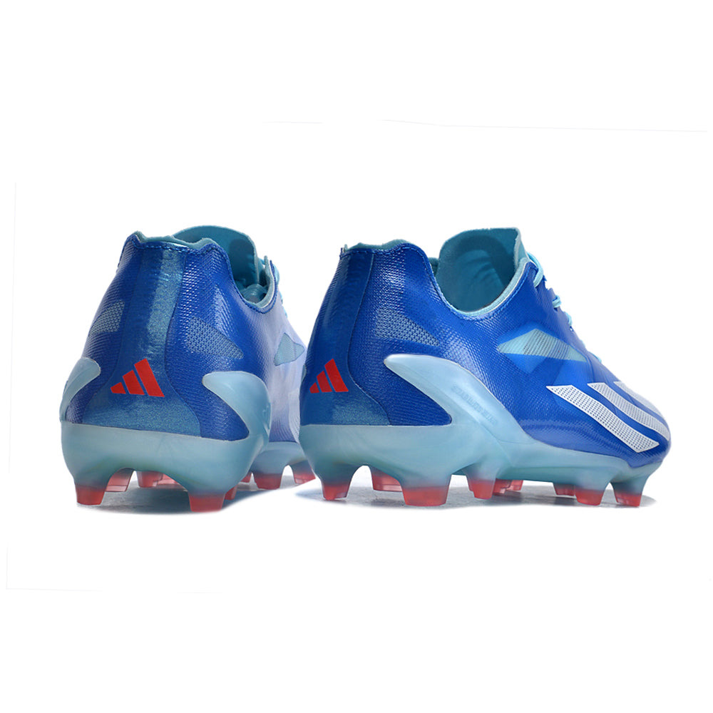 Chuteira Campo Adidas X CrazyFast+ FG Azul 