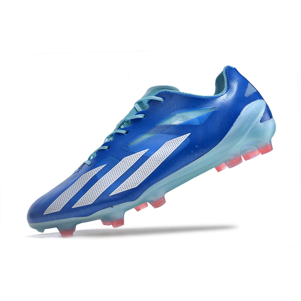 Chuteira Campo Adidas X CrazyFast+ FG Azul 