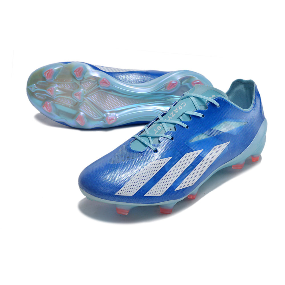 Chuteira Campo Adidas X CrazyFast+ FG Azul 