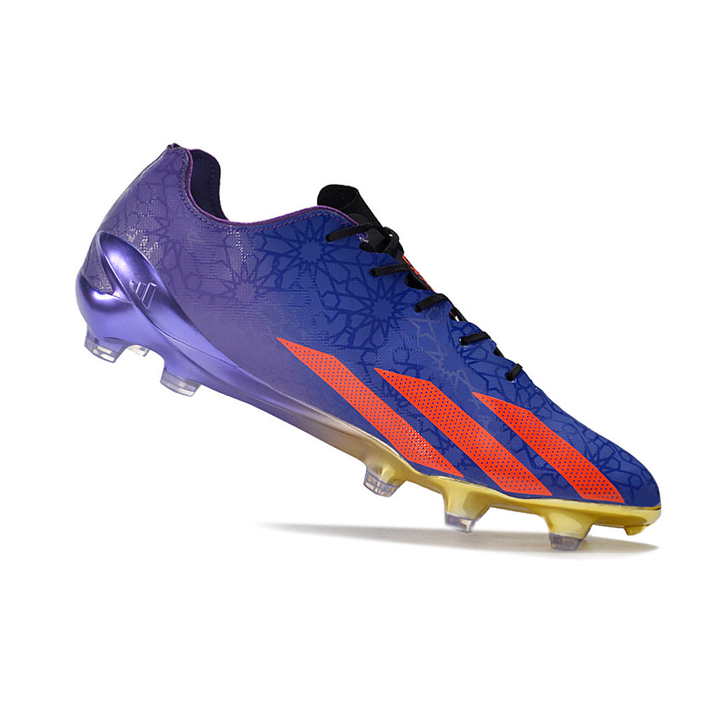 Chuteira Campo Adidas X Crazyfast+ FG Roxo e Vermelho 