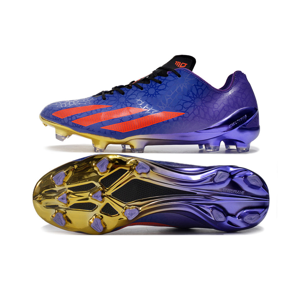 Chuteira Campo Adidas X Crazyfast+ FG Roxo e Vermelho 