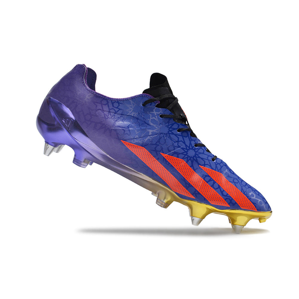 Chuteira Campo Adidas X Crazyfast+ Ponta de Aluminio Roxo e Vermelho 