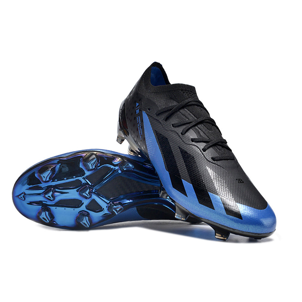 Chuteira Campo Adidas X Crazyfast.1 FG Azul e Preta 