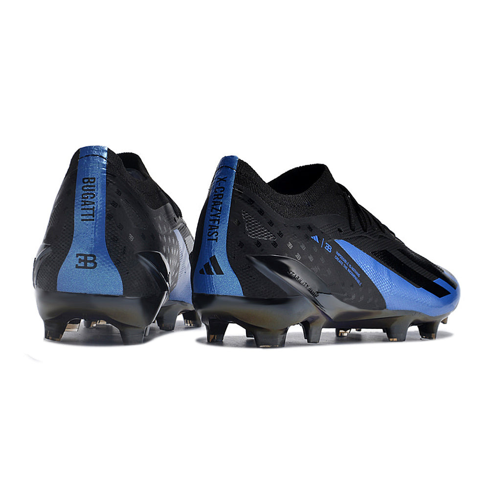 Chuteira Campo Adidas X Crazyfast.1 FG Azul e Preta 