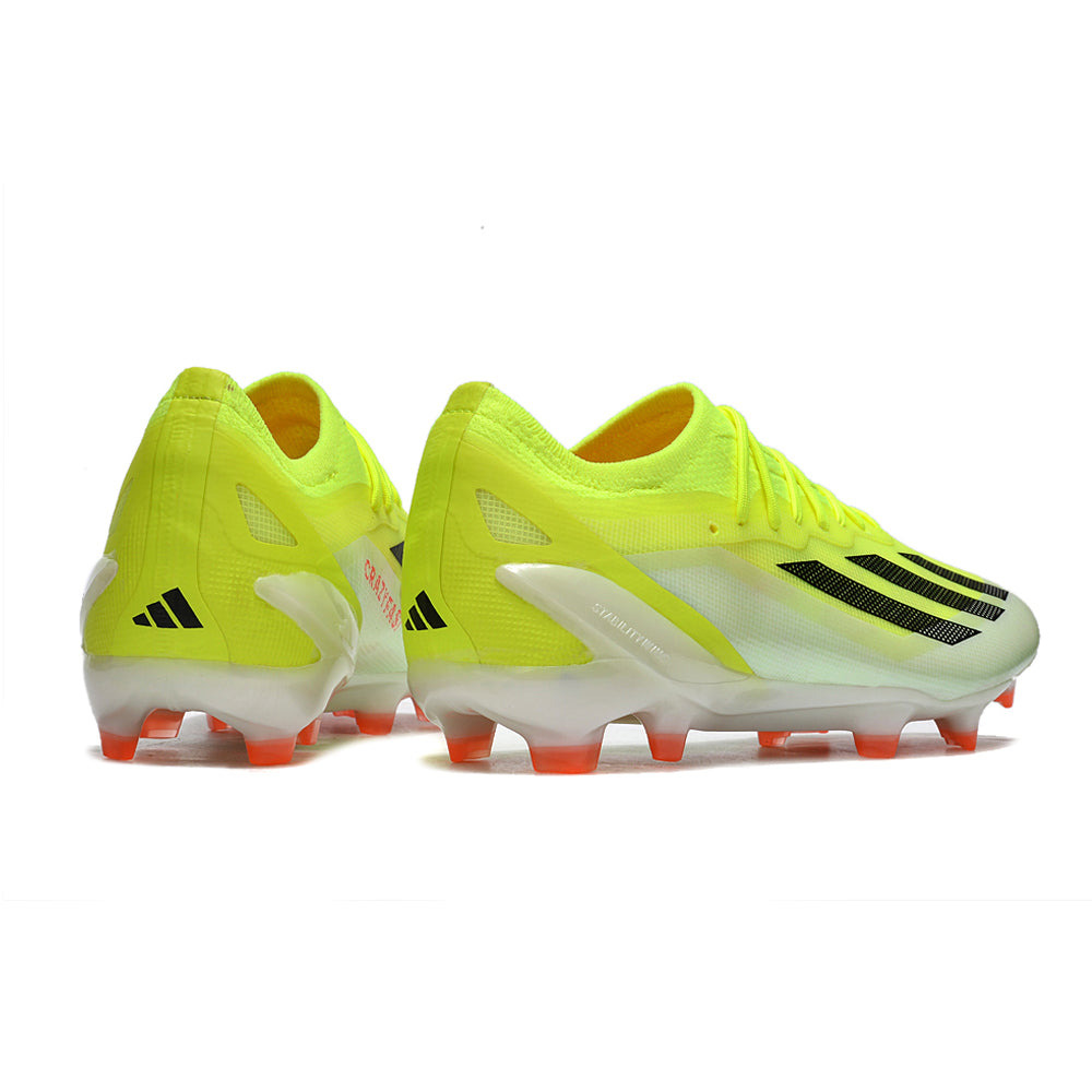 Chuteira Campo Adidas X Crazyfast.1 FG Verde e Laranja 