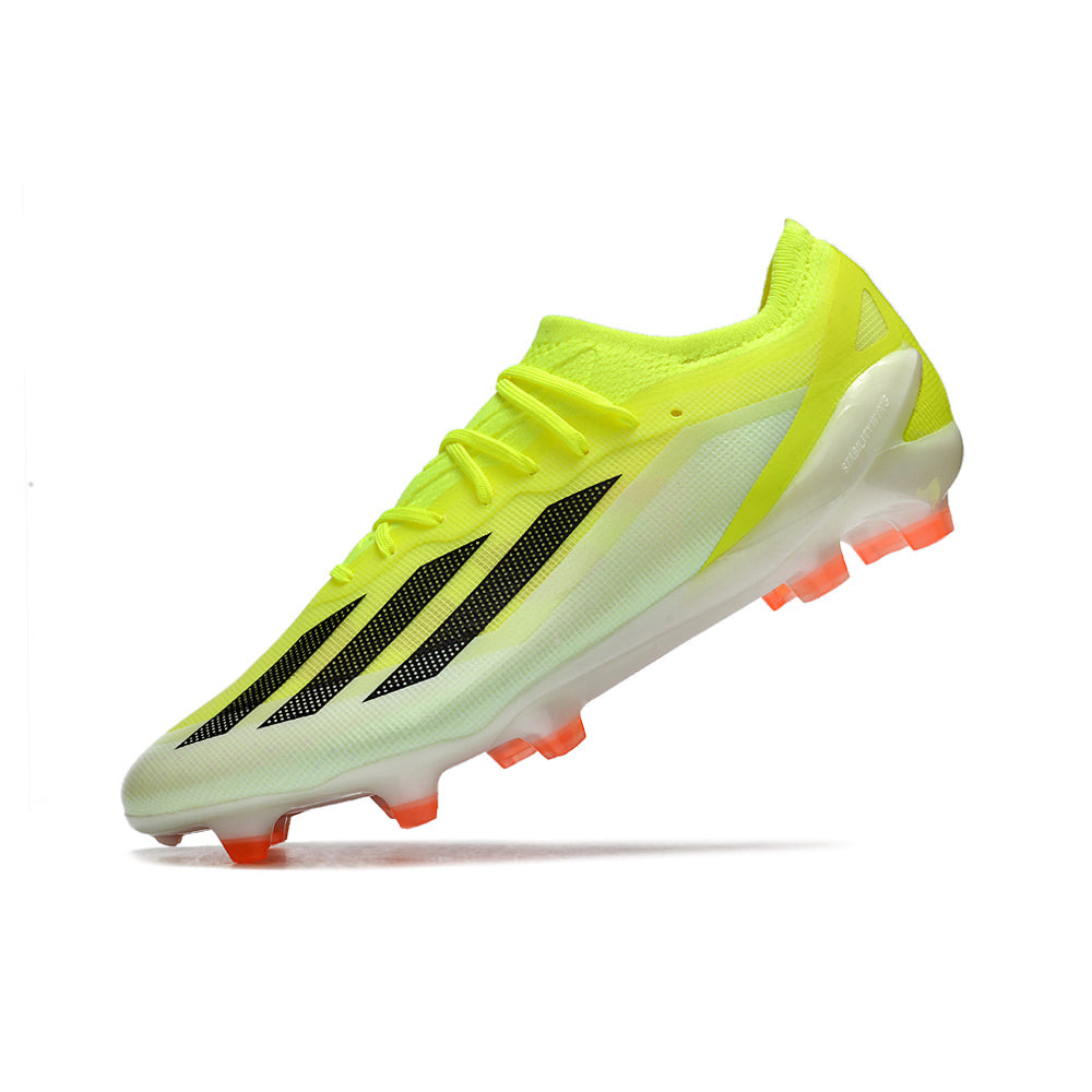 Chuteira Campo Adidas X Crazyfast.1 FG Verde e Laranja 