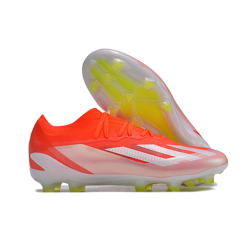 Chuteira Campo Adidas X Crazyfast.1 FG Vermelha e Branca 
