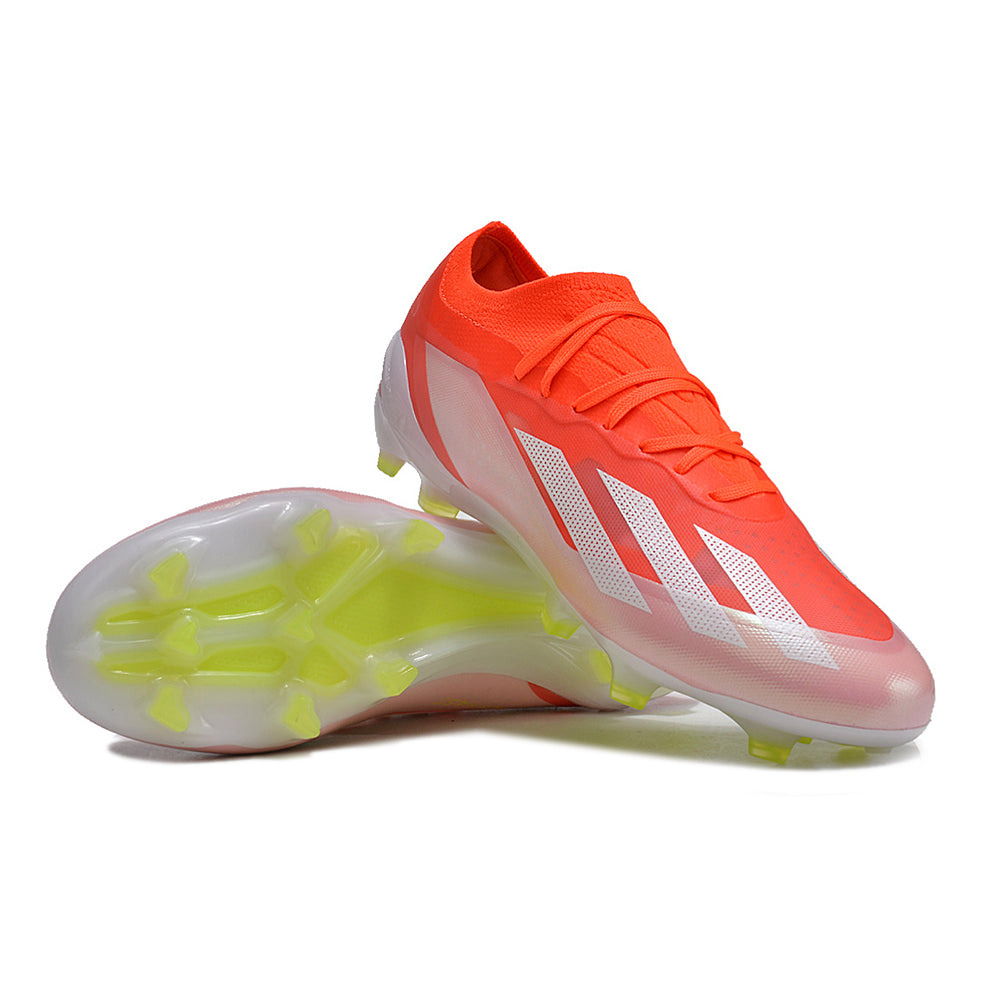 Chuteira Campo Adidas X Crazyfast.1 FG Vermelha e Branca 