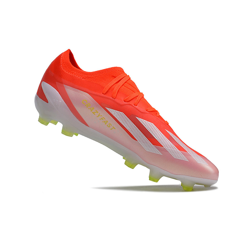 Chuteira Campo Adidas X Crazyfast.1 FG Vermelha e Branca 
