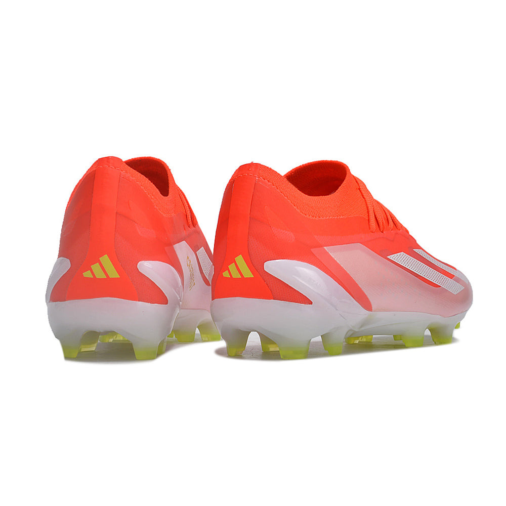 Chuteira Campo Adidas X Crazyfast.1 FG Vermelha e Branca 