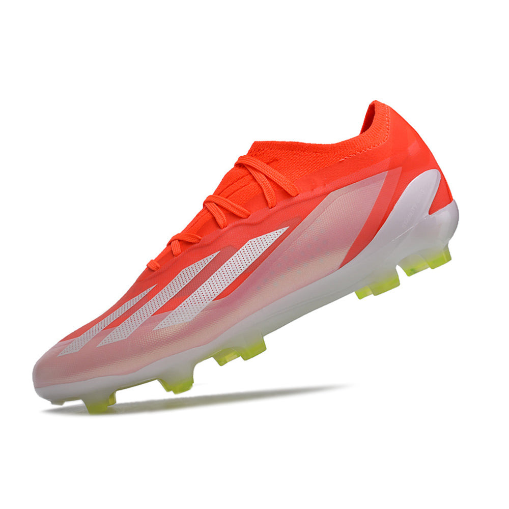 Chuteira Campo Adidas X Crazyfast.1 FG Vermelha e Branca 