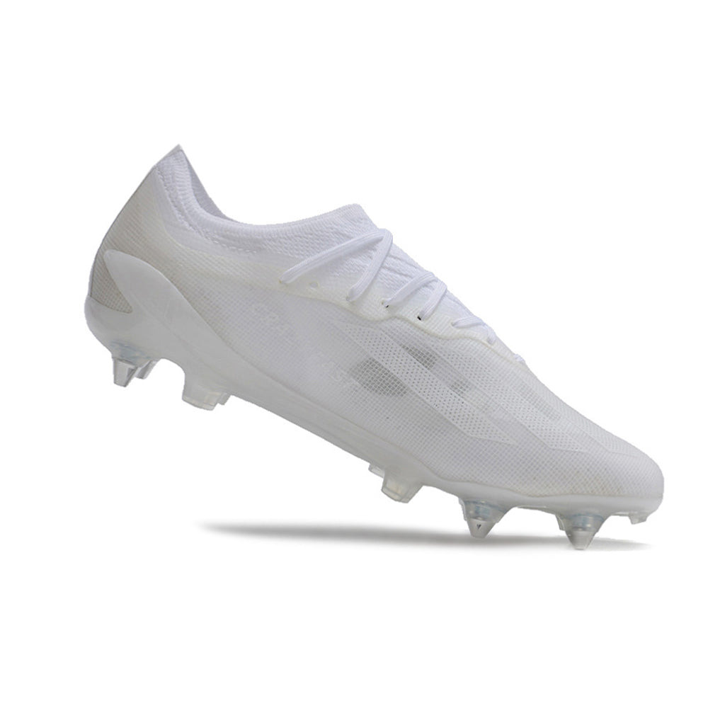 Chuteira Campo Adidas X CrazyFast.1 Ponta de Aluminio Branca 