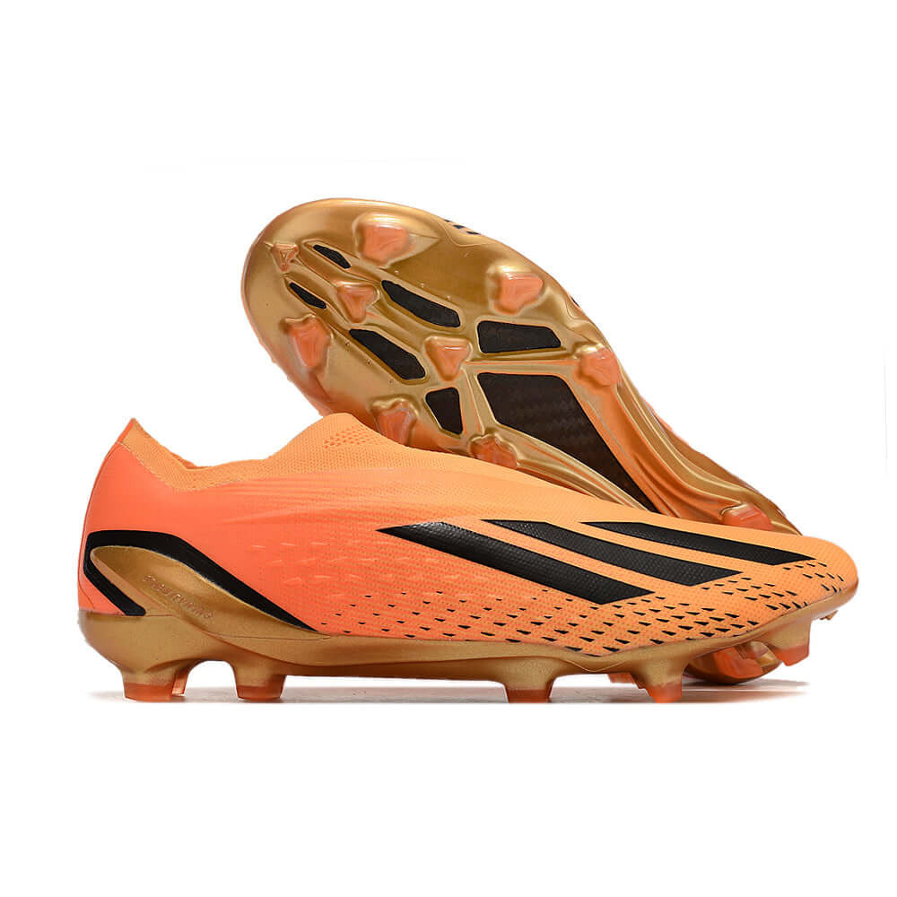 Chuteira Campo Adidas X Speedportal+ FG Laranja 