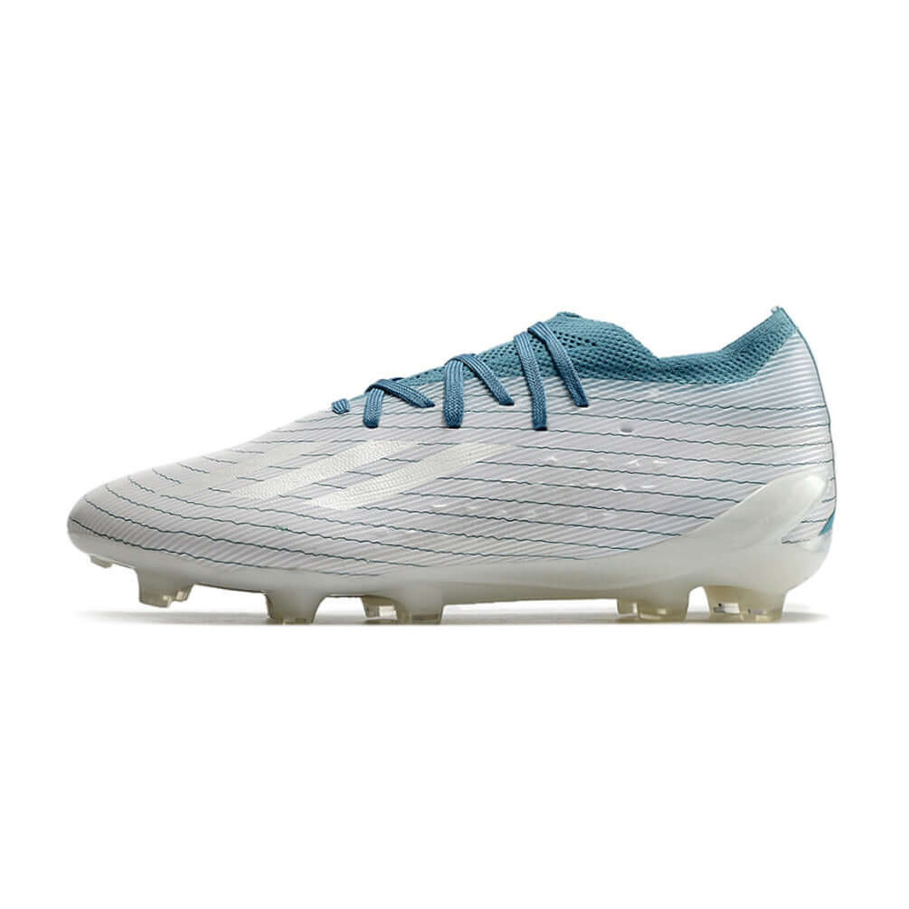 Chuteira Campo Adidas X Speedportal.1 FG Branca e Azul 