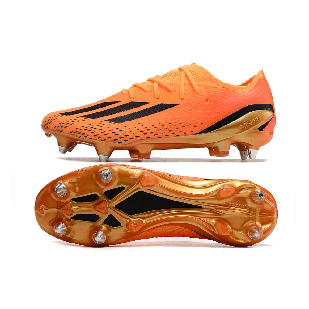 Chuteira Campo Adidas X Speedportal.1 Ponta de Aluminio Laranja 