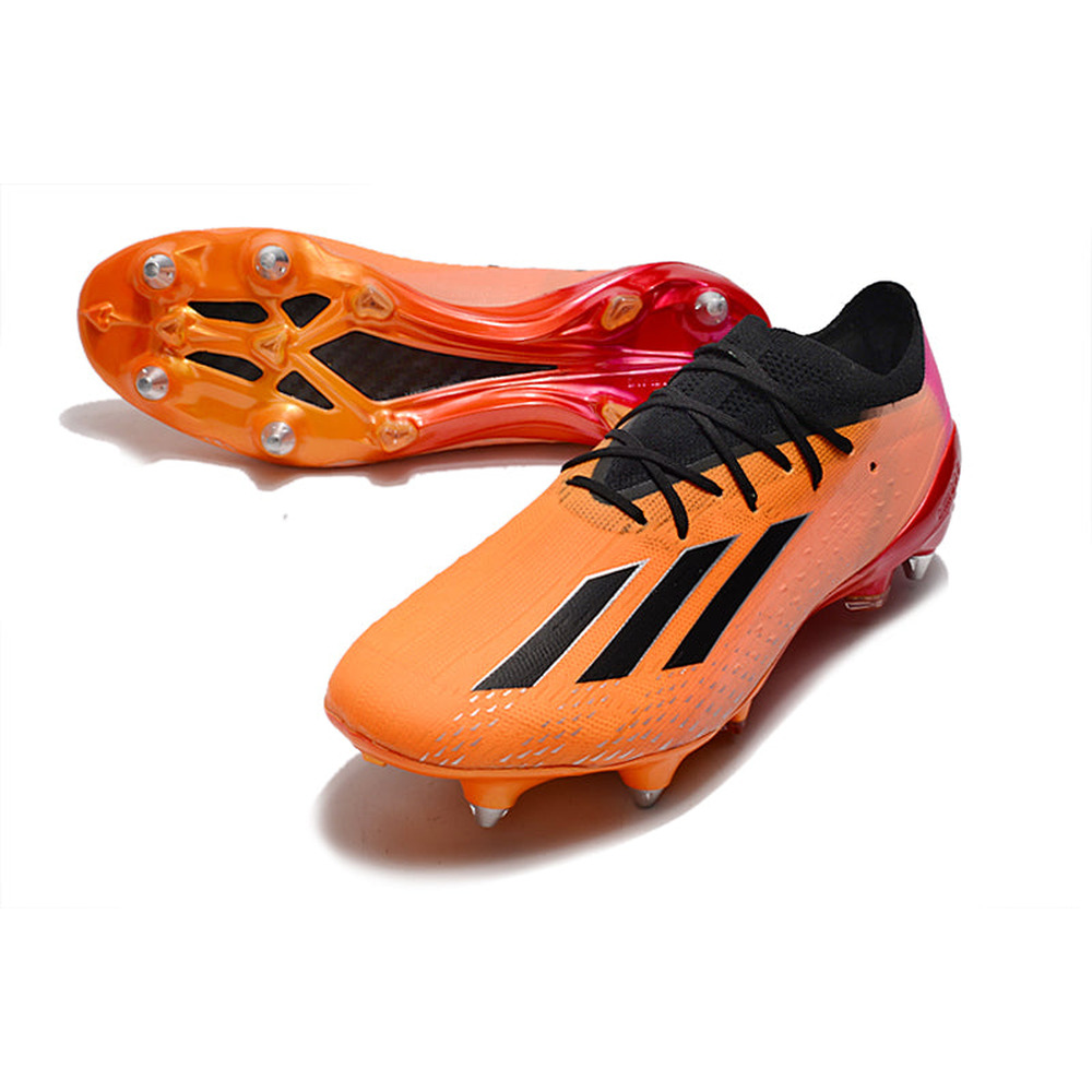 Chuteira Campo Adidas X Speedportal.1 Ponta de Aluminio Laranja, Preta e Rosa