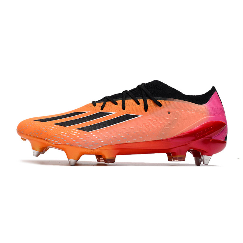 Chuteira Campo Adidas X Speedportal.1 Ponta de Aluminio Laranja, Preta e Rosa