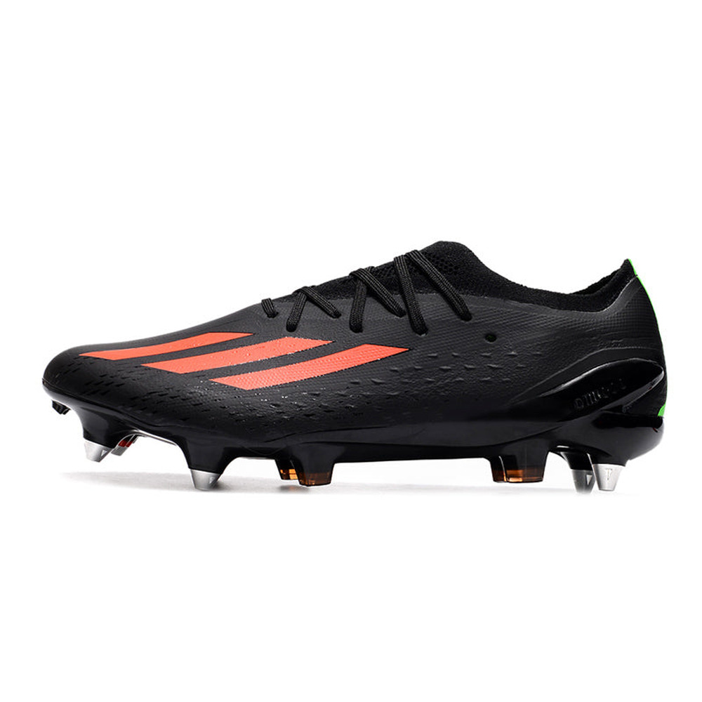 Chuteira Campo Adidas X Speedportal.1 Ponta de Aluminio Preta e Laranja