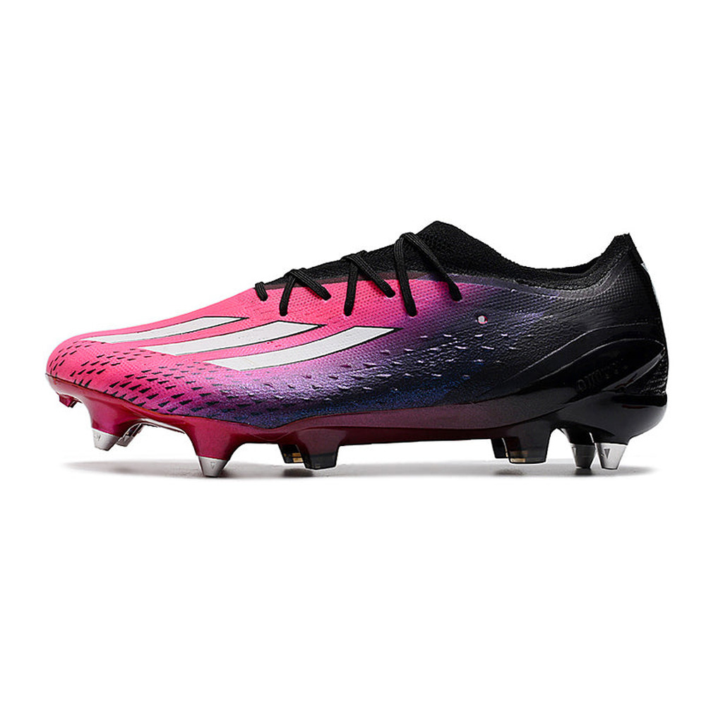 Chuteira Campo Adidas X Speedportal.1 Ponta de Aluminio Rosa e Preta 