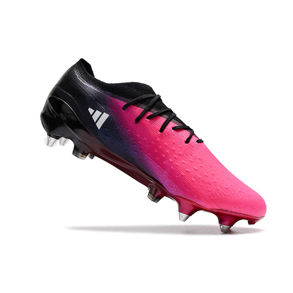 Chuteira Campo Adidas X Speedportal.1 Ponta de Aluminio Rosa e Preta 