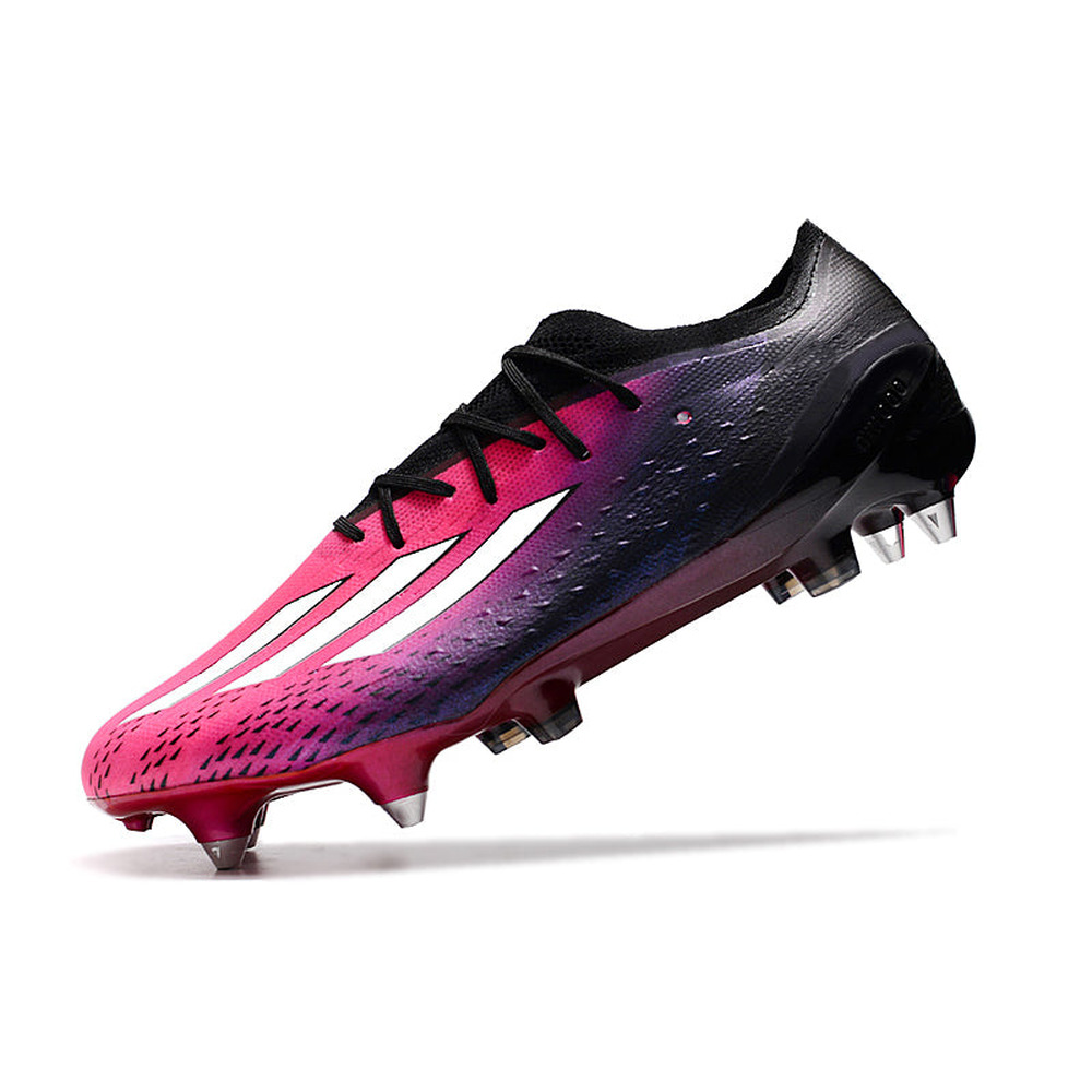 Chuteira Campo Adidas X Speedportal.1 Ponta de Aluminio Rosa e Preta 