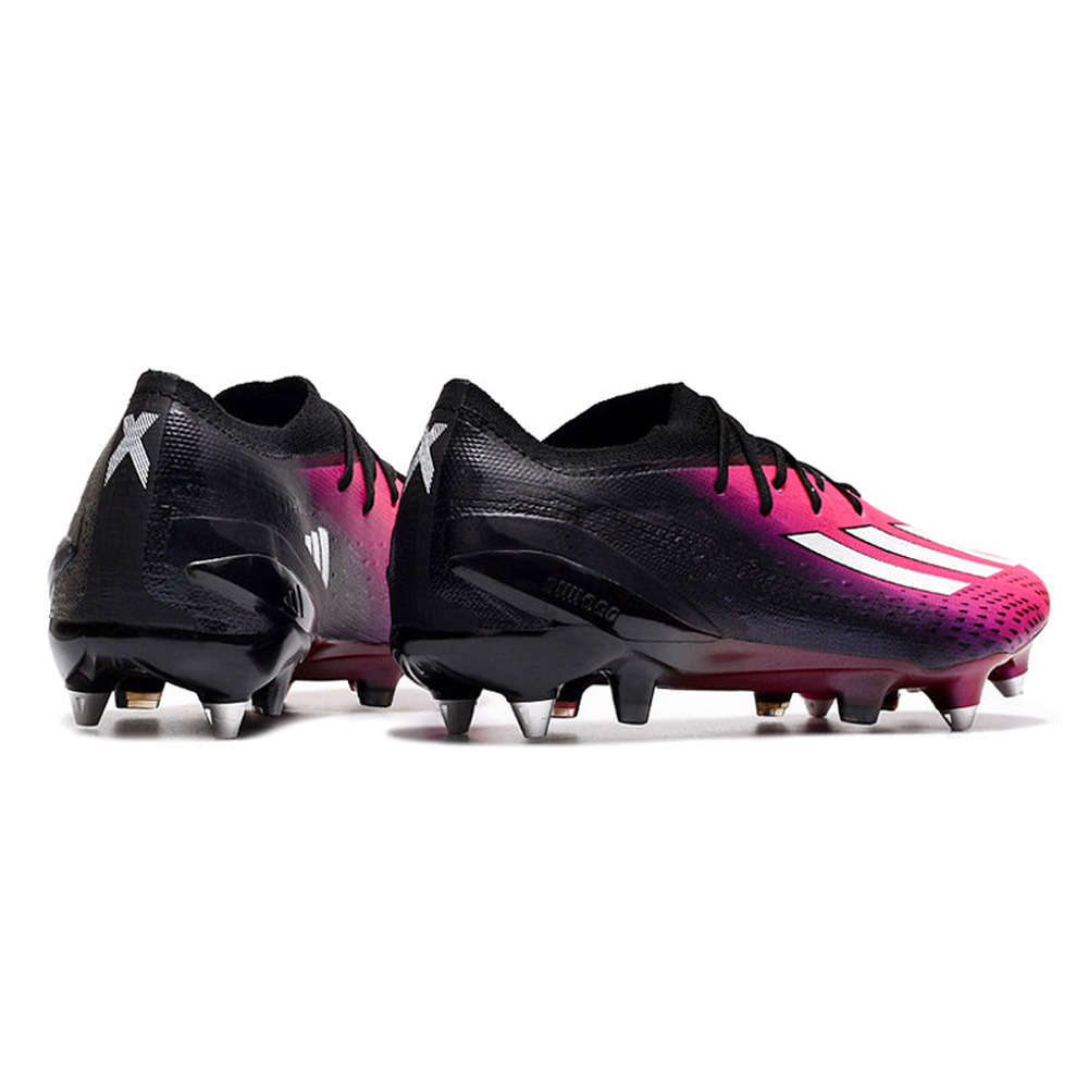 Chuteira Campo Adidas X Speedportal.1 Ponta de Aluminio Rosa e Preta 