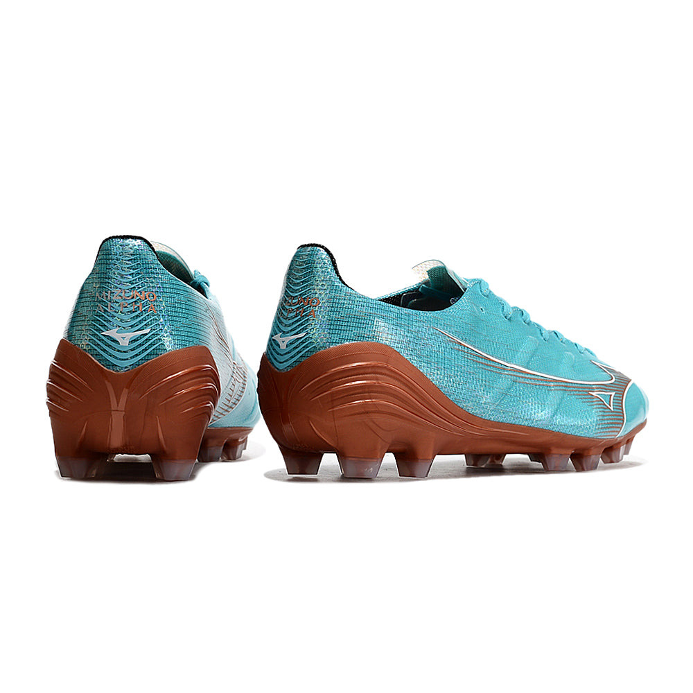 Chuteira Campo Mizuno Alpha FG Azul 