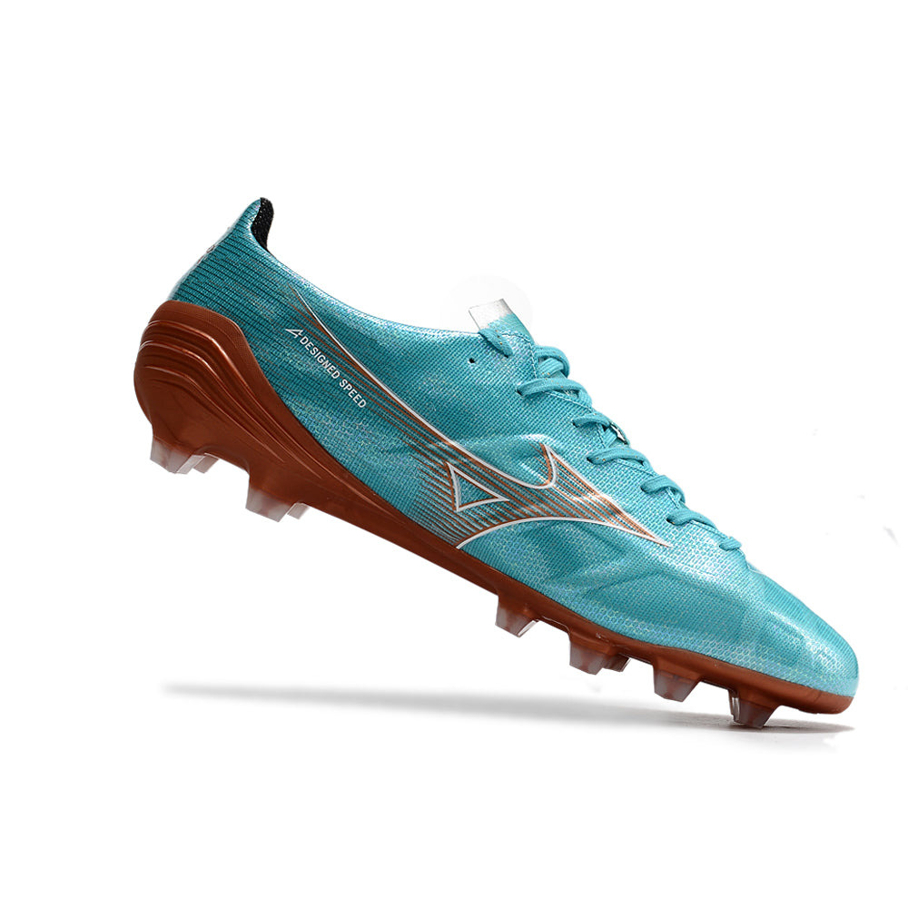 Chuteira Campo Mizuno Alpha FG Azul 