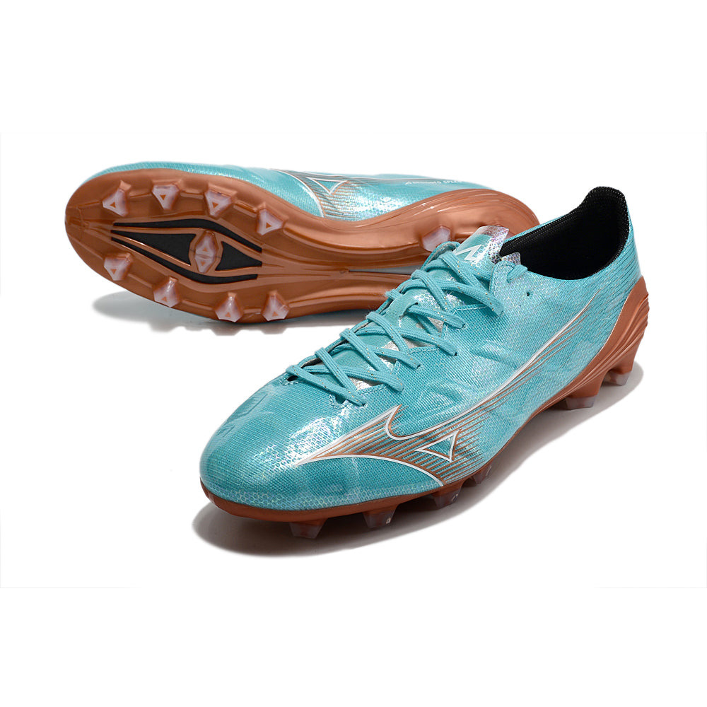 Chuteira Campo Mizuno Alpha FG Azul 