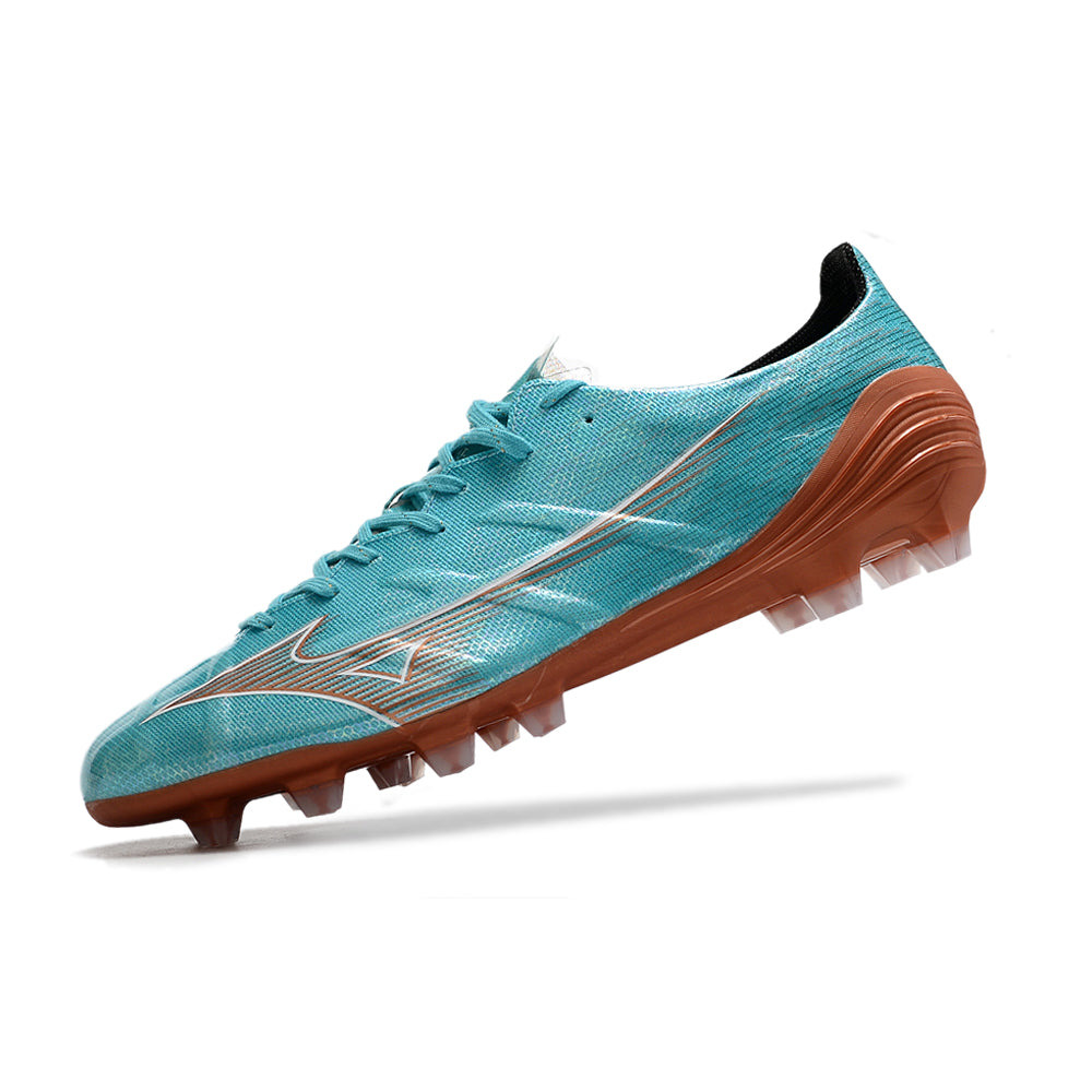 Chuteira Campo Mizuno Alpha FG Azul 