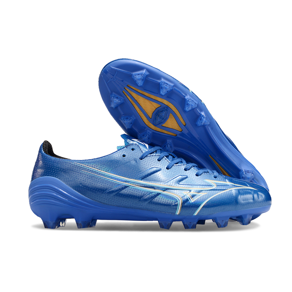 Chuteira Campo Mizuno Alpha FG Azul 