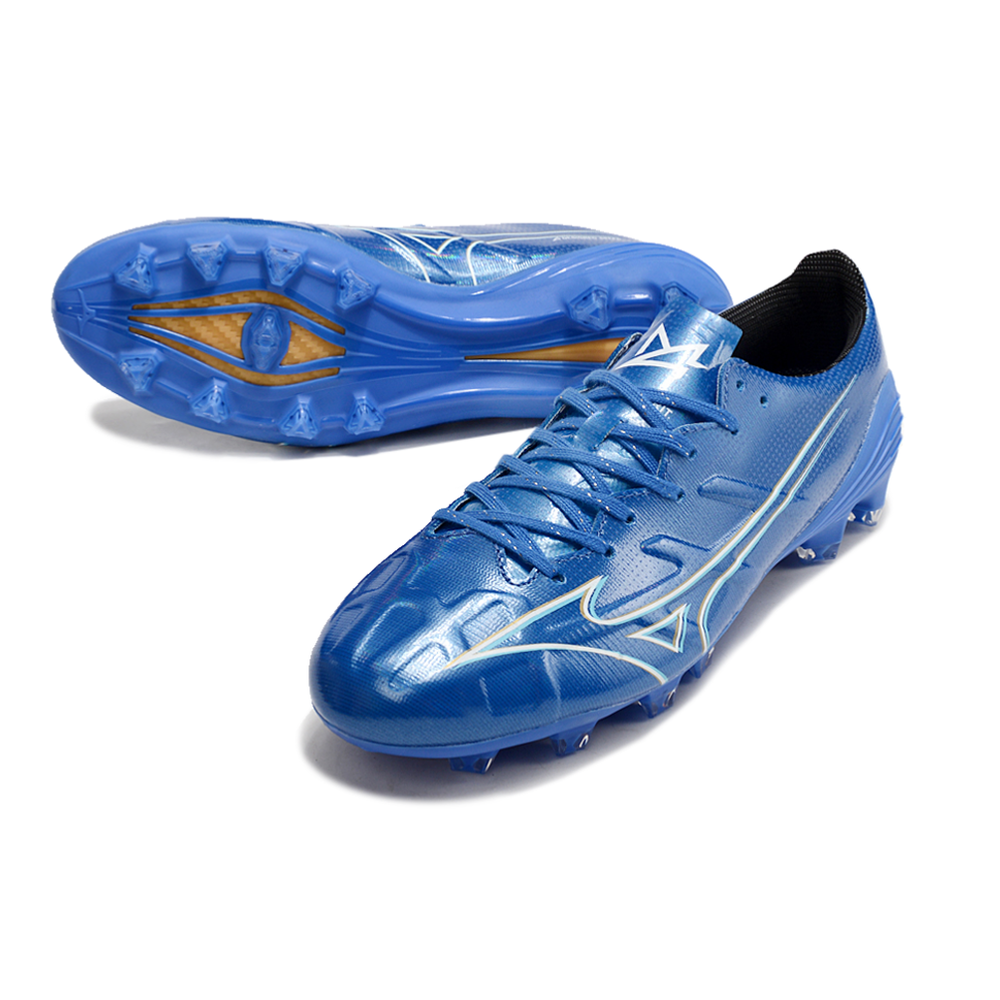 Chuteira Campo Mizuno Alpha FG Azul 