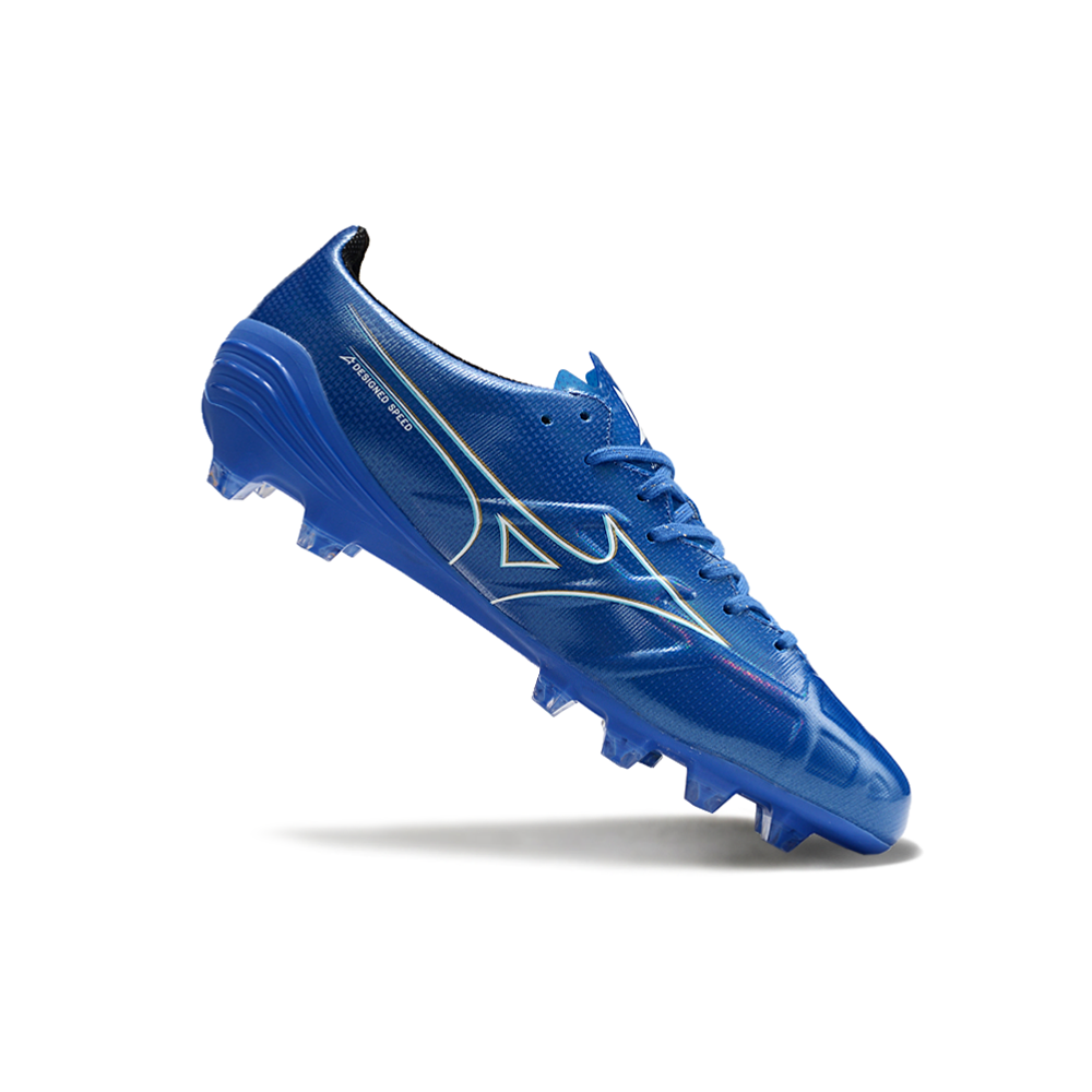 Chuteira Campo Mizuno Alpha FG Azul 