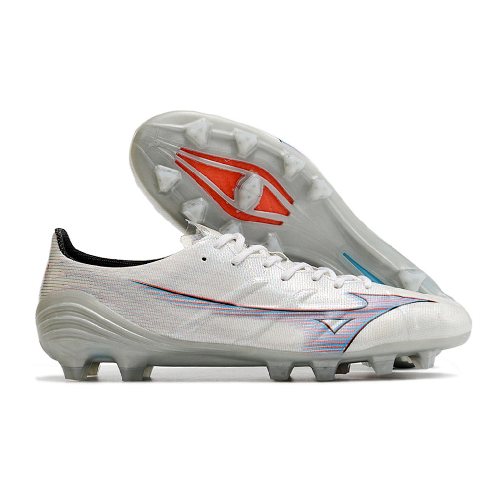 Chuteira Campo Mizuno Alpha FG Branca 