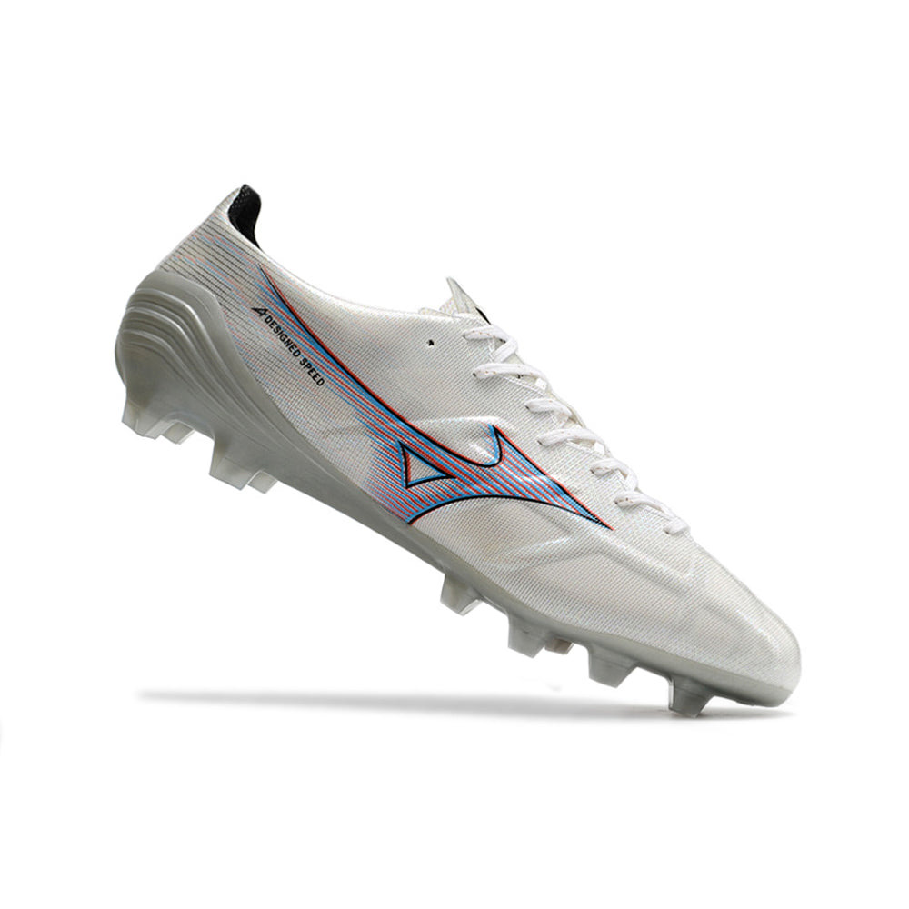 Chuteira Campo Mizuno Alpha FG Branca 