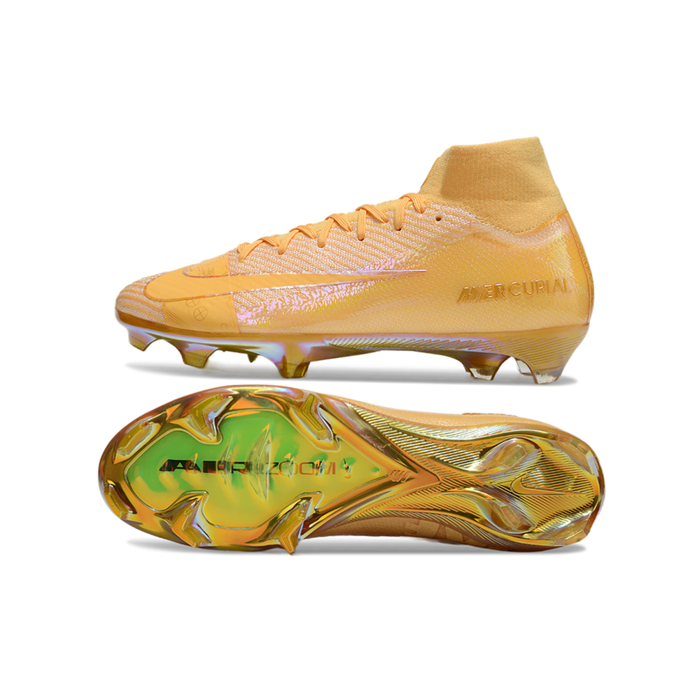 Chuteira Campo Nike Air Zoom Mercurial Superfly 10 Elite FG Amarelo