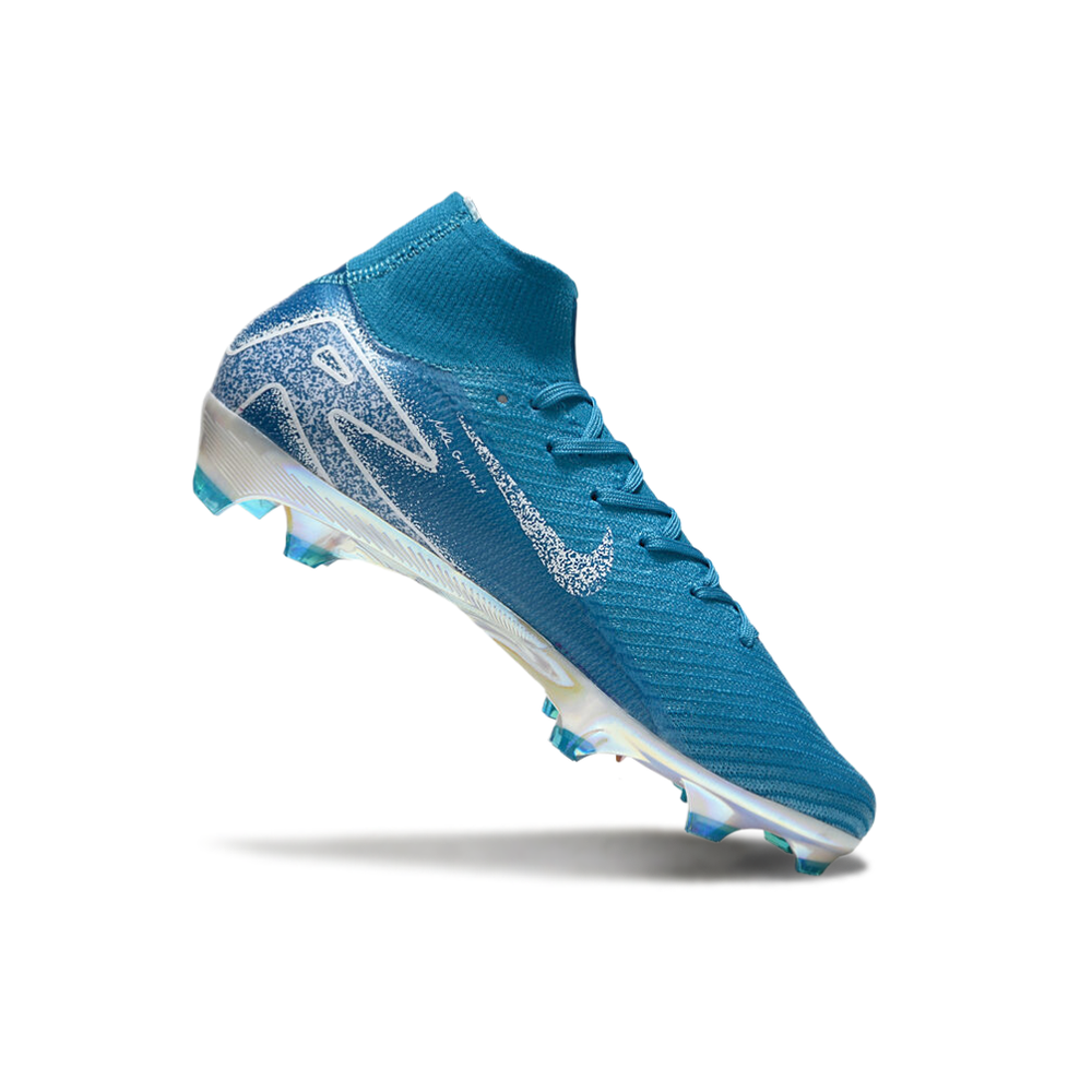Chuteira Campo Nike Air Zoom Mercurial Superfly 10 Elite FG Azul