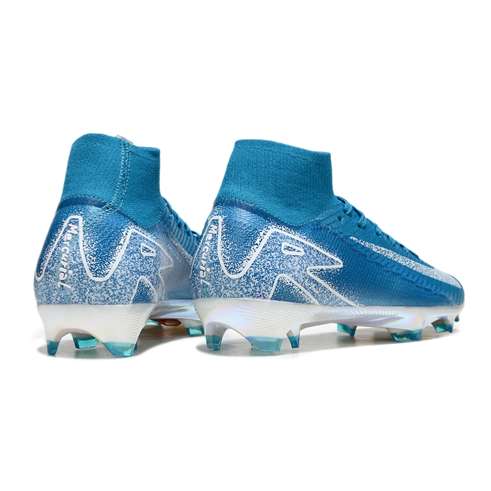 Chuteira Campo Nike Air Zoom Mercurial Superfly 10 Elite FG Azul